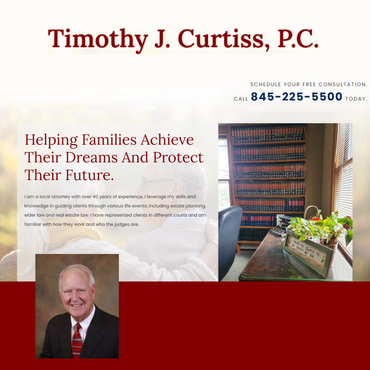 Timothy J. Curtiss, PC | 20 Church St, Carmel Hamlet, NY 10512 | Phone: (845) 225-5500
