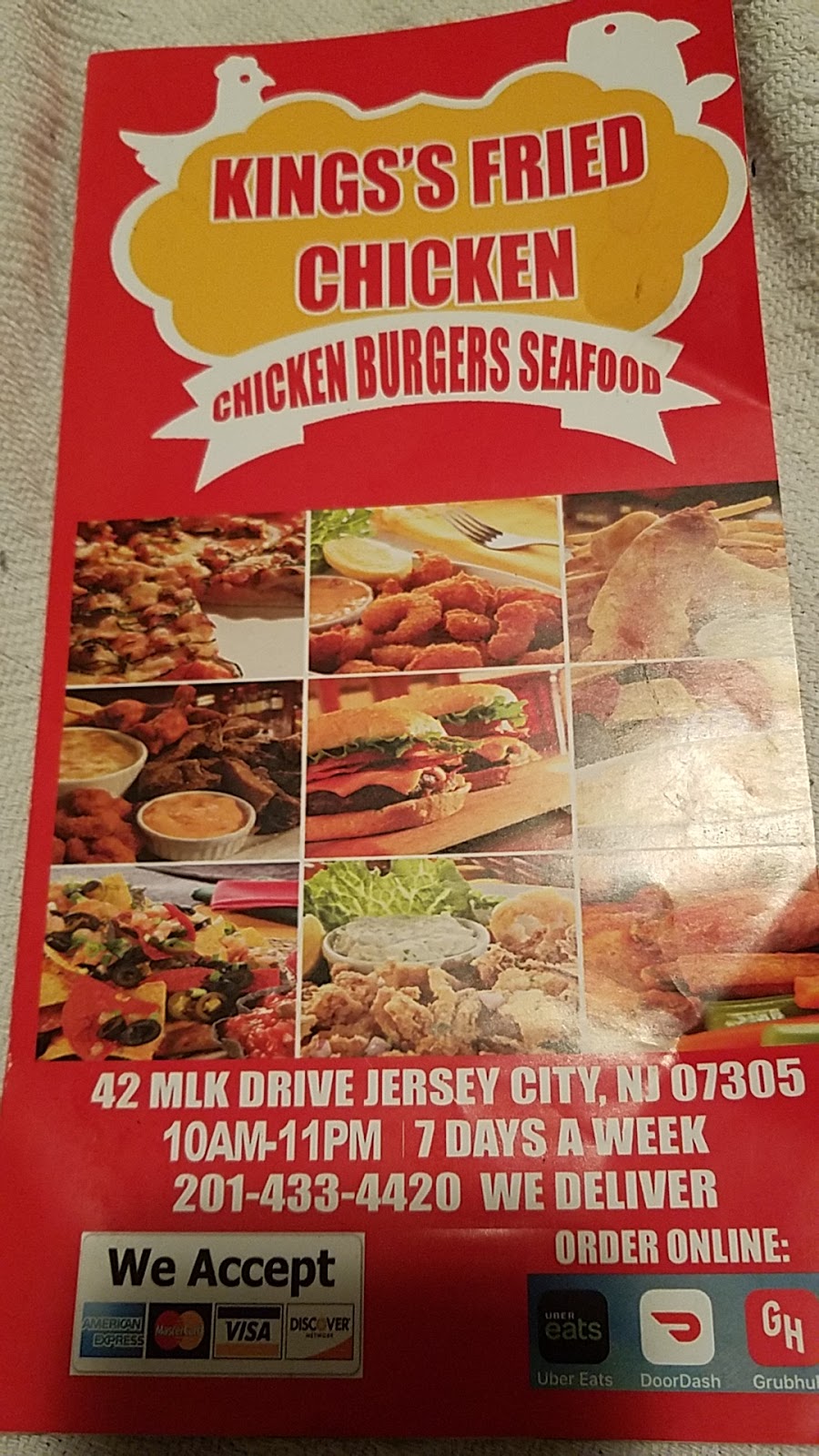 King Fried Chicken | 42 Martin Luther King Dr, Jersey City, NJ 07305 | Phone: (201) 433-4420