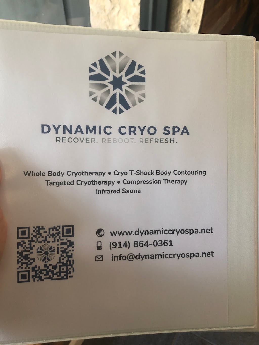 Dynamic Cryo Spa | 1806 Front St, Yorktown Heights, NY 10598 | Phone: (914) 214-8794