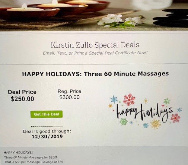Kirstin Zullo, Licensed Massage Therapist | 20 Pilgrim Ave, Yonkers, NY 10710 | Phone: (914) 774-3206
