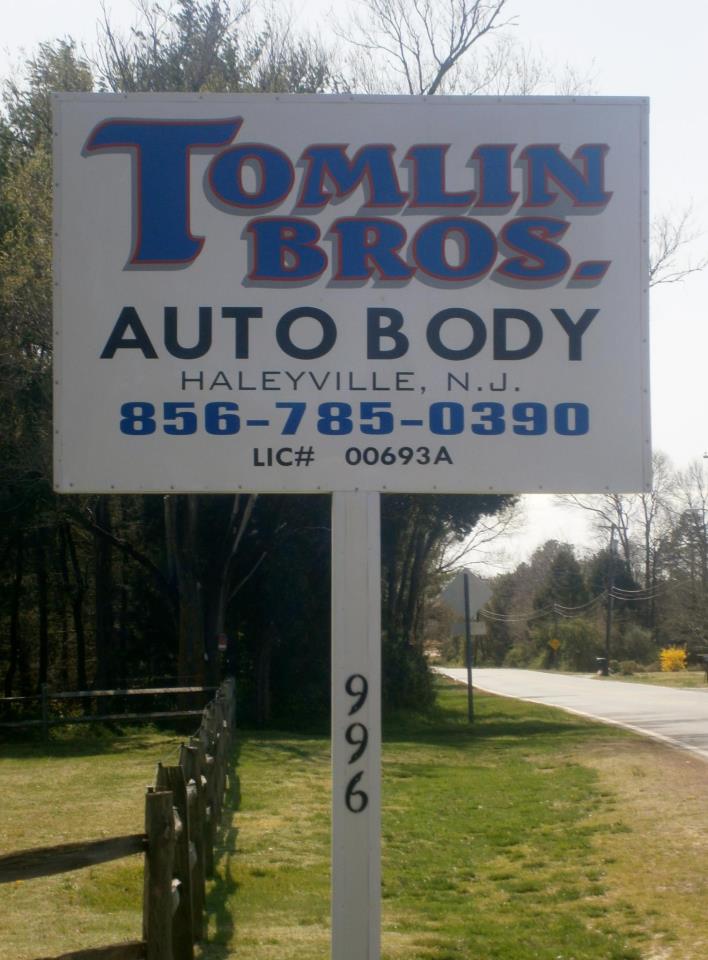 Tomlin Bros., Auto Body | 996 Steep Run Rd, Millville, NJ 08332 | Phone: (856) 785-0390