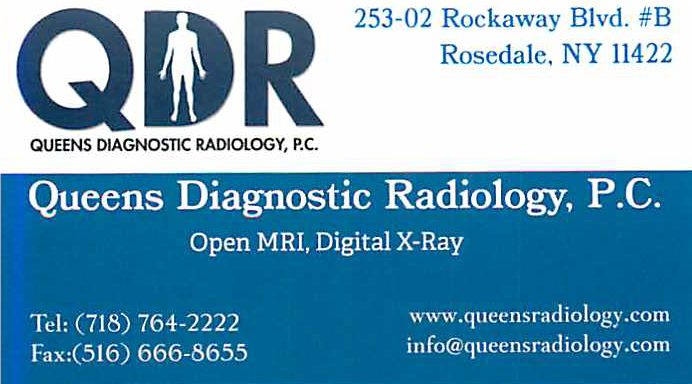 Queens Diagnostic Radiology, P.C. | 253-02 Rockaway Blvd suite b, Rosedale, NY 11422 | Phone: (718) 764-2222