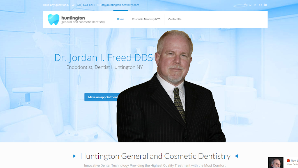 Huntington General and Cosmetic Dentistry | 199 W Neck Rd, Huntington, NY 11743 | Phone: (631) 673-1212