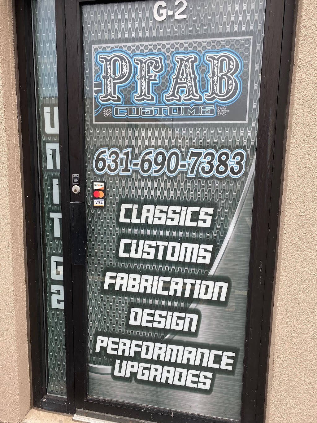 Pfab Customs | 15 Frowein Rd g2, Center Moriches, NY 11934 | Phone: (631) 400-9769