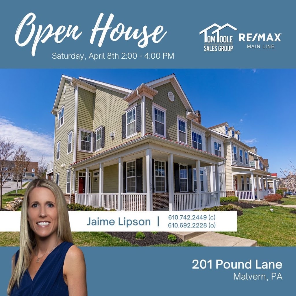 Jaime Lipson, Realtor with RE/MAX Main Line | 1615 West Chester Pike, West Chester, PA 19382 | Phone: (610) 742-2449