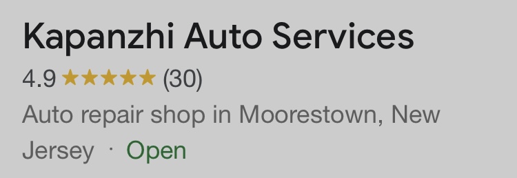 Kapanzhi Auto Services | 229 E Camden Ave, Moorestown, NJ 08057 | Phone: (856) 778-3082