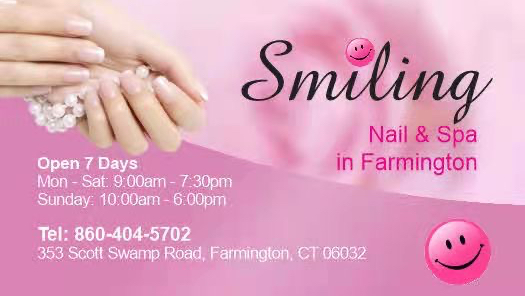 Smiling Nail & Spa | 353 Scott Swamp Rd, Farmington, CT 06032 | Phone: (860) 404-5702