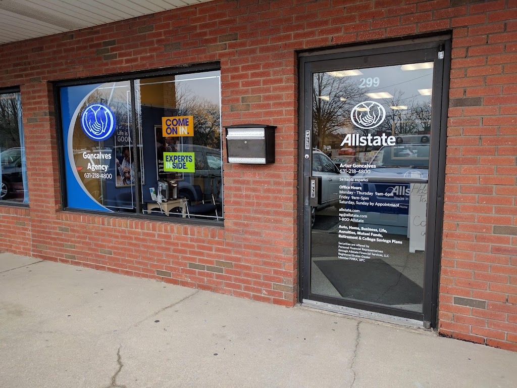 Artur Goncalves: Allstate Insurance | 299 Raft Ave Ste 9, Sayville, NY 11782 | Phone: (631) 218-4800