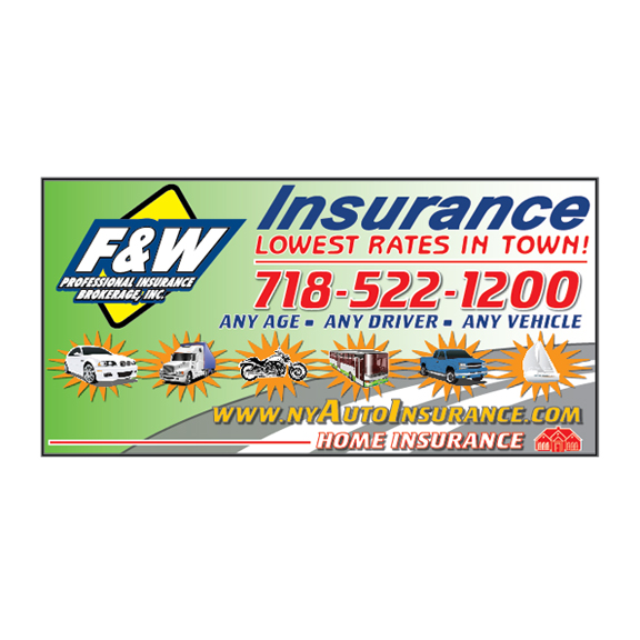 F&W PROFESSIONAL INSURANCE BROKERAGE INC | 48 Bakertown Rd SUIT 301B, Monroe, NY 10950 | Phone: (845) 827-6445