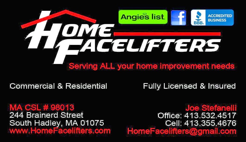Home Facelifters | 30 Cove Island Rd, South Hadley, MA 01075 | Phone: (413) 532-4517