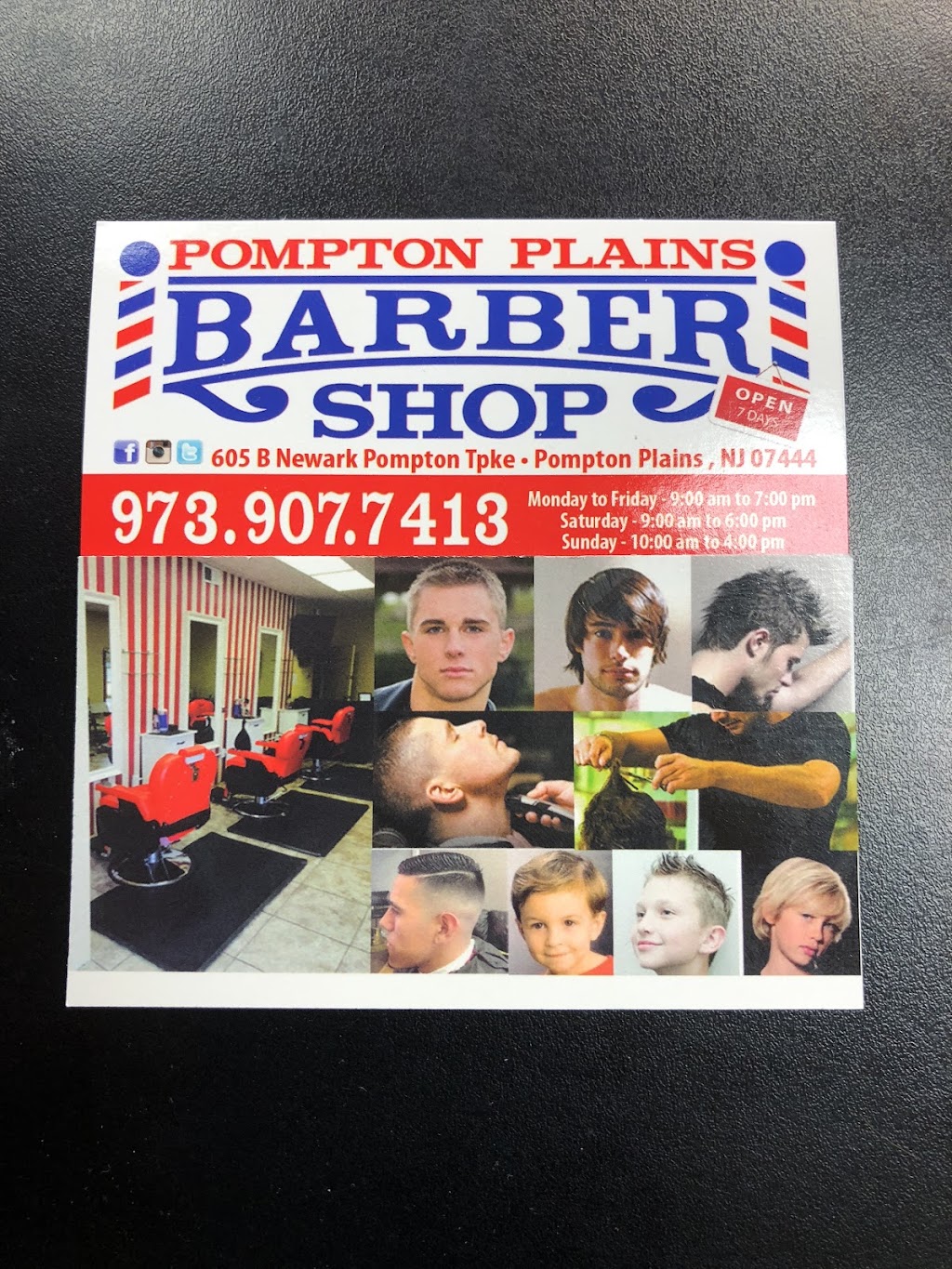 POMPTON PLAINS BARBER SHOP | 605 Newark Pompton Turnpike, Pompton Plains, NJ 07444 | Phone: (973) 907-7413