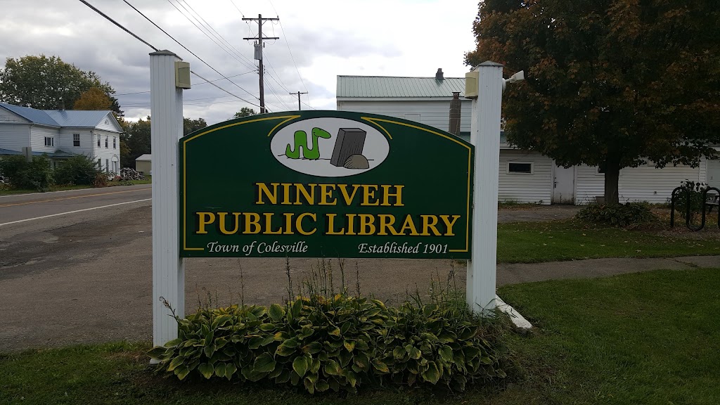 Nineveh Public Library | 3029 NY-7, Nineveh, NY 13813 | Phone: (607) 693-1858