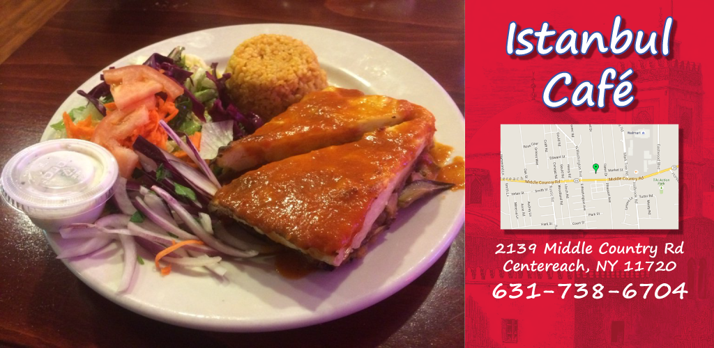 Istanbul Cafe | 2139 Middle Country Rd, Centereach, NY 11720 | Phone: (631) 738-6704