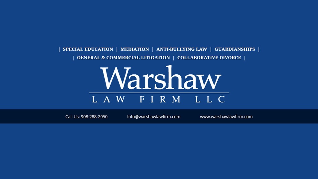 Warshaw Law Firm, LLC | 266 King George Rd suite c-2, Warren, NJ 07059 | Phone: (908) 288-2050