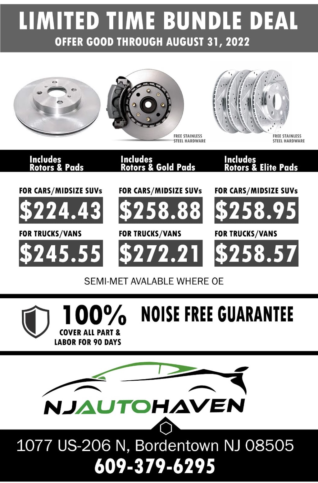 NJ AUTO HAVEN TIRES AND AUTO | 1077 US-206, Bordentown, NJ 08505 | Phone: (609) 379-6295