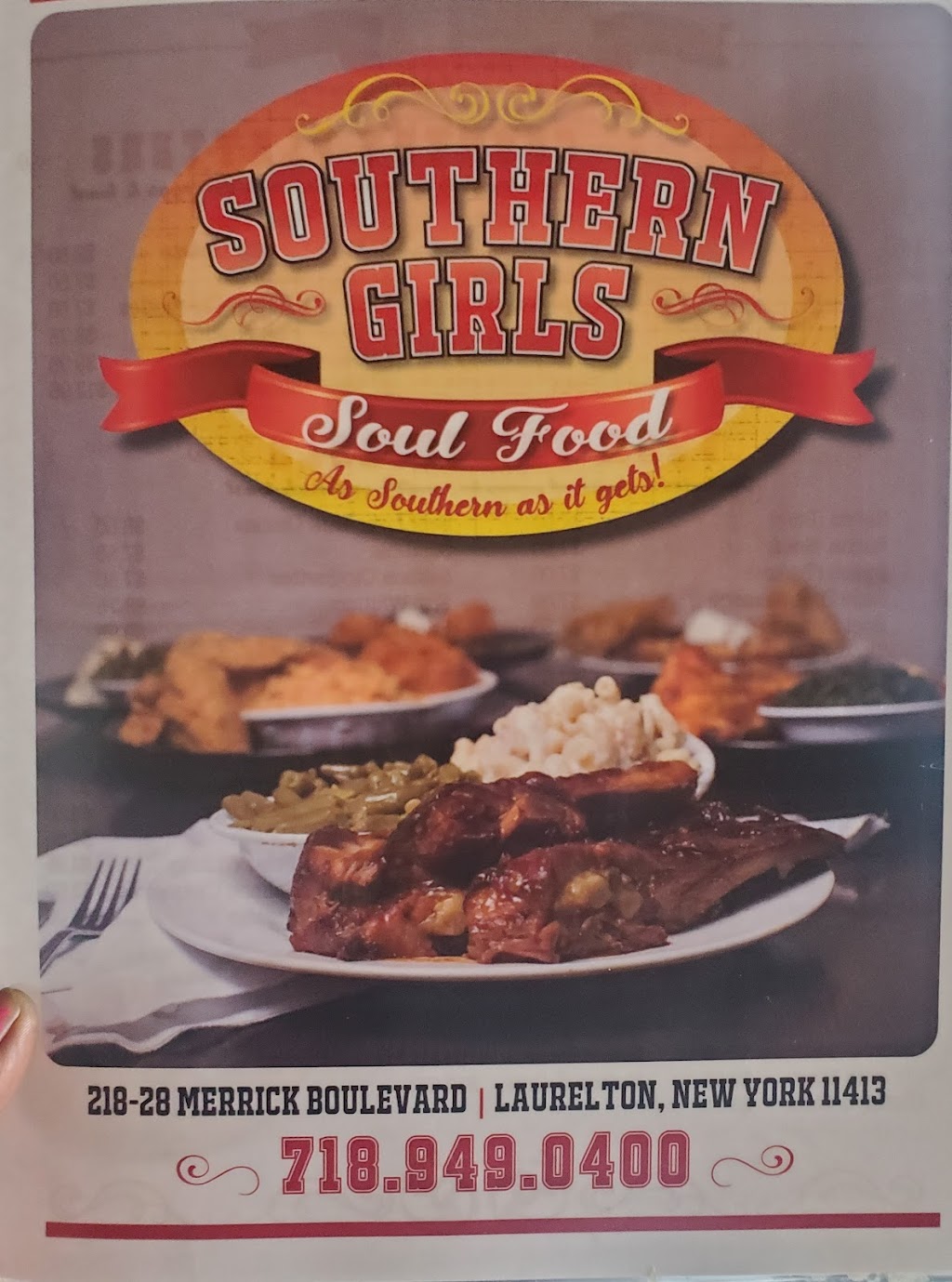 Southern Girls Soul Food | 218-28 Merrick Blvd, Springfield Gardens, NY 11413 | Phone: (718) 949-0400