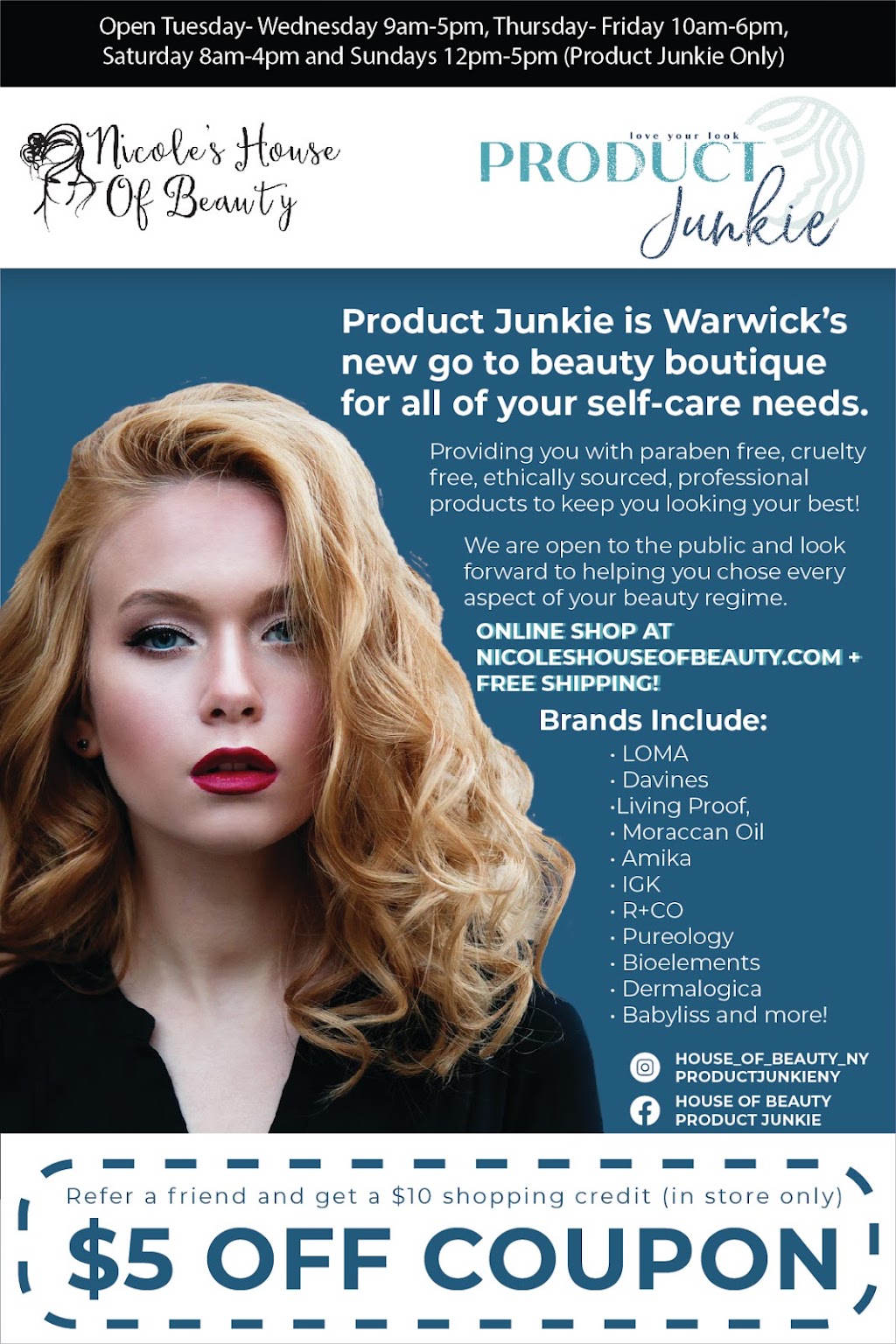 Product Junkie | 319 NY-94, South St, Warwick, NY 10990 | Phone: (845) 987-8396