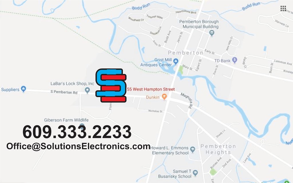 Solutions Electronics, LLC | 55 W Hampton St, Pemberton, NJ 08068 | Phone: (609) 333-2233