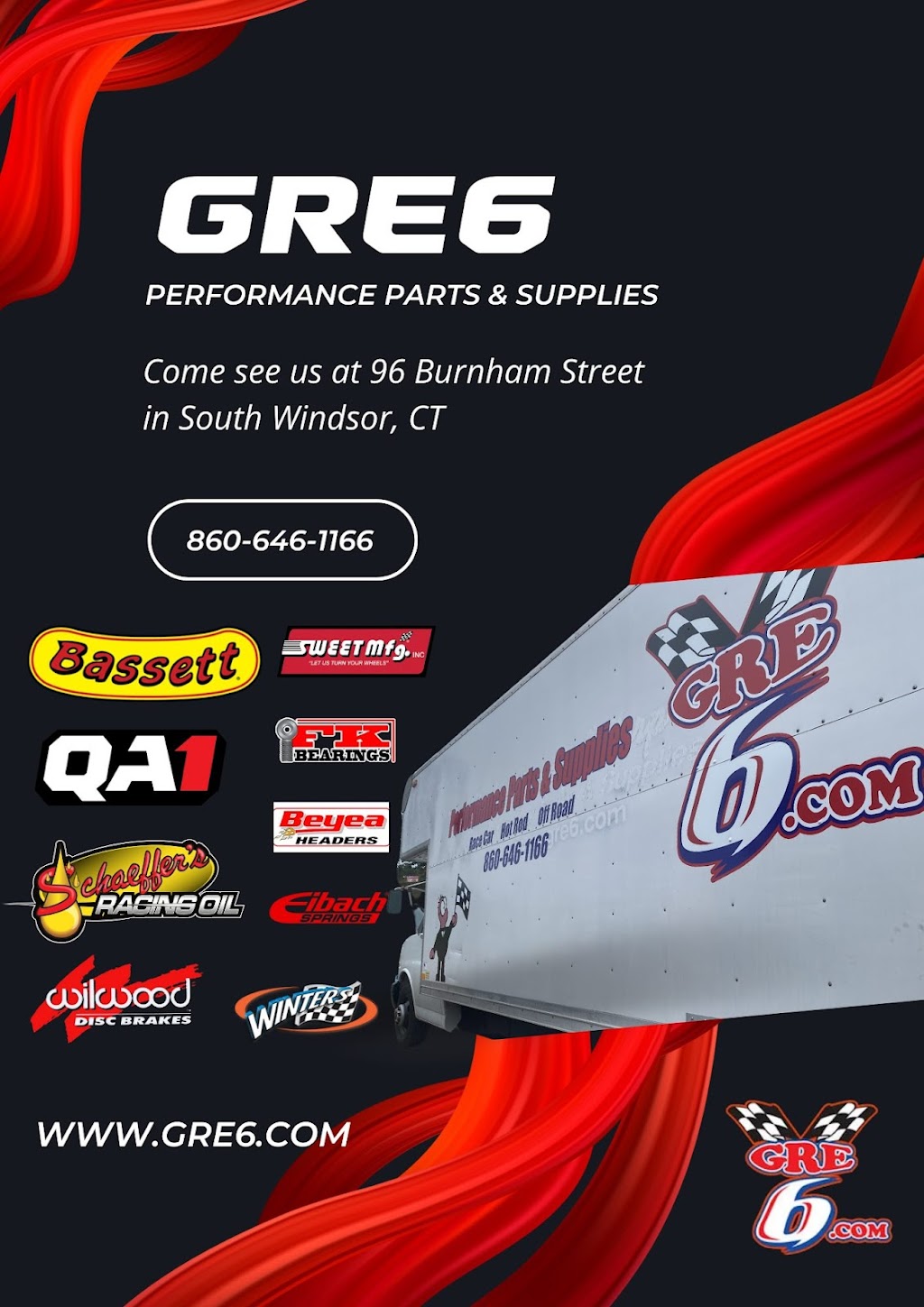 GRE6 LLC (Gaston Racing) | 96 Burnham St, South Windsor, CT 06074 | Phone: (860) 646-1166