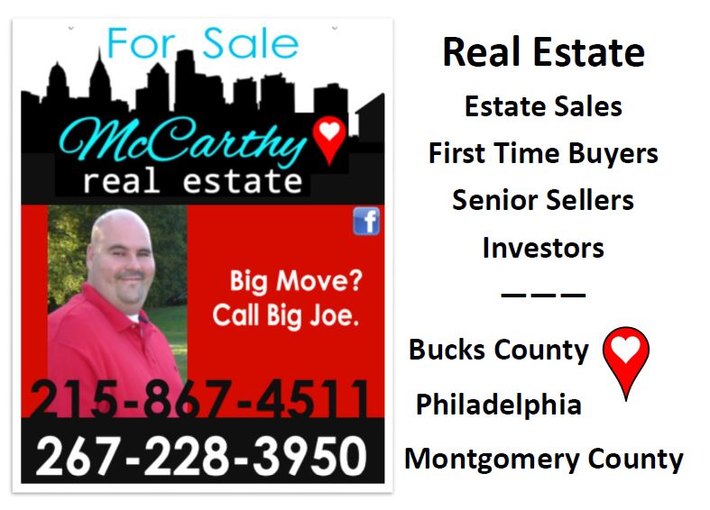 Big Joe McCarthy, REALTOR | 1710 Prospect Ave, Feasterville-Trevose, PA 19053 | Phone: (267) 228-3950