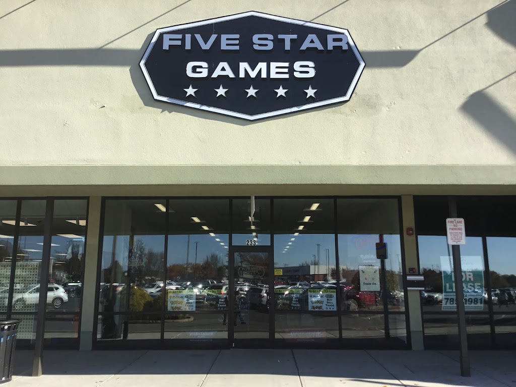 Five Star Games - West Springfield | 233 Memorial Ave, West Springfield, MA 01089 | Phone: (413) 750-8717