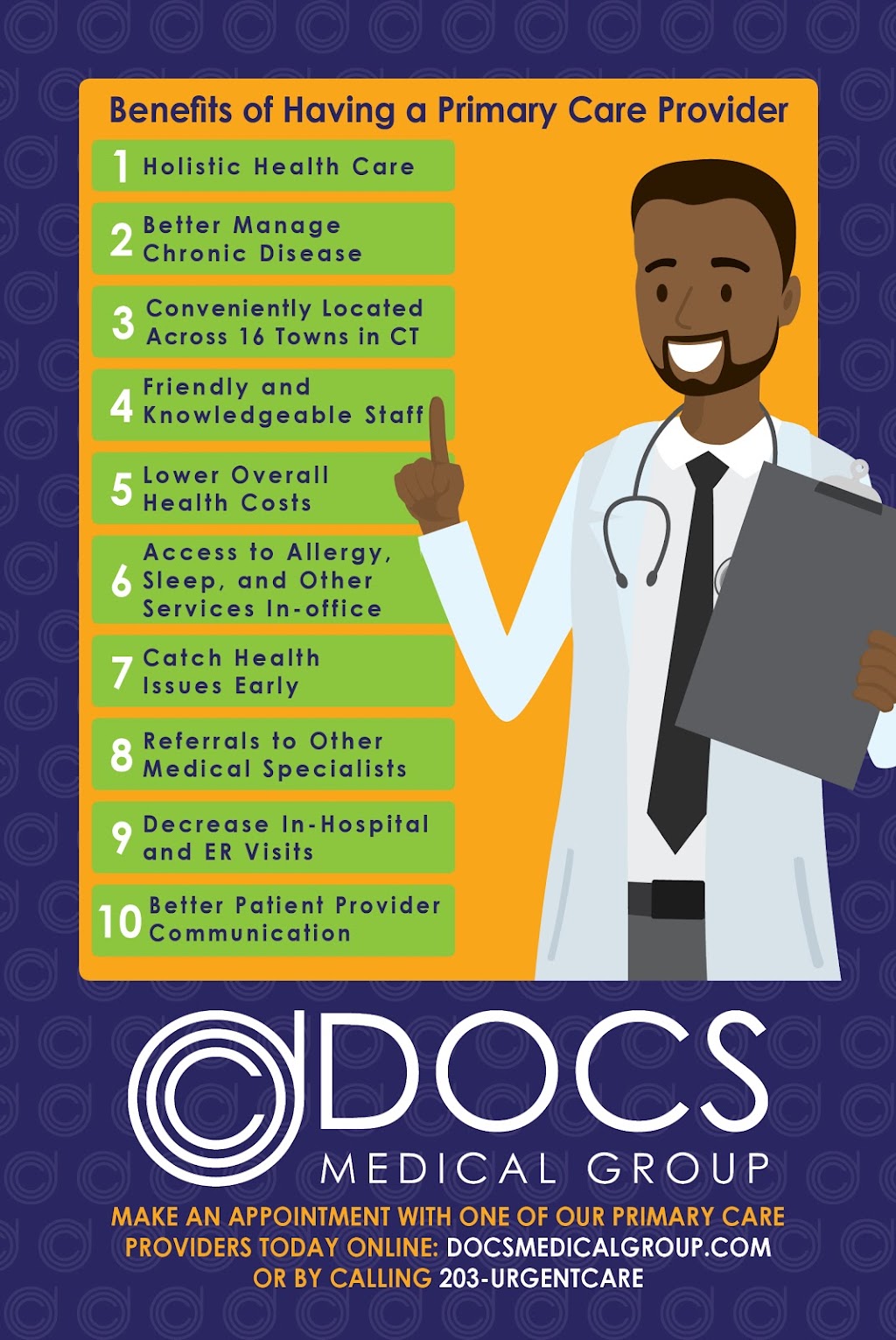 Docs Primary Care - East Haven | 317 Foxon Rd, East Haven, CT 06513 | Phone: (475) 441-7809