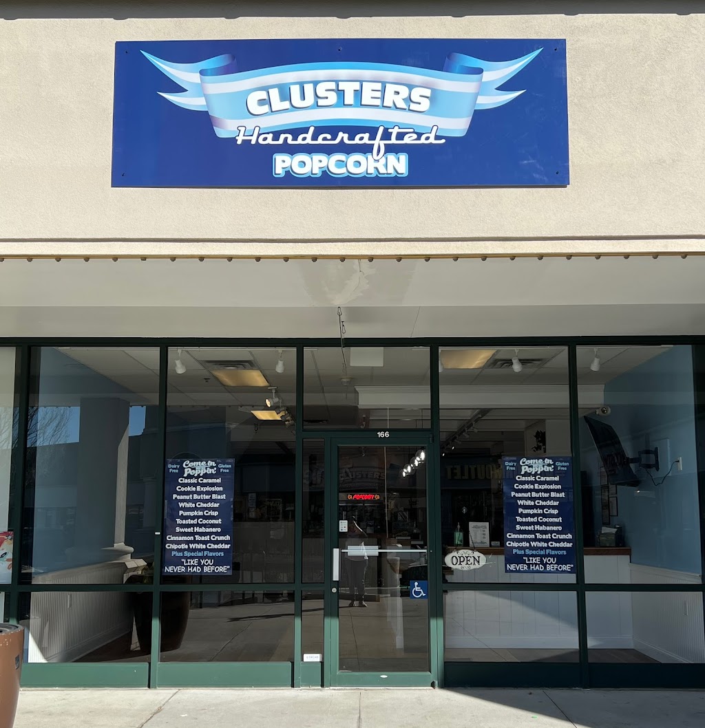 Clusters Handcrafted Popcorn | Jackson Outlets, 537 Monmouth Rd Suite 166, Jackson Township, NJ 08527 | Phone: (732) 597-6470