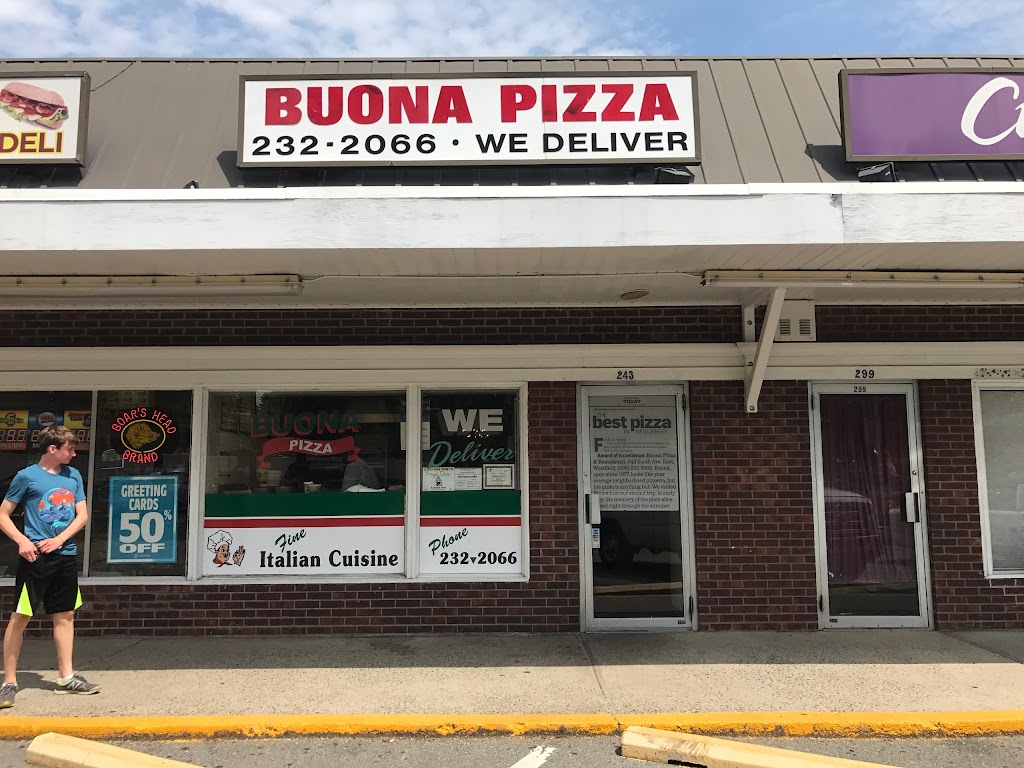 Buona Pizza Inc | 243 South Avenue E, Westfield, NJ 07090 | Phone: (908) 232-2066