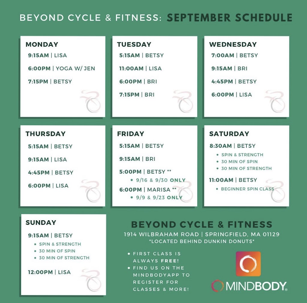 Beyond Cycle & Fitness | 1914 Wilbraham Rd, Springfield, MA 01129 | Phone: (413) 312-9227