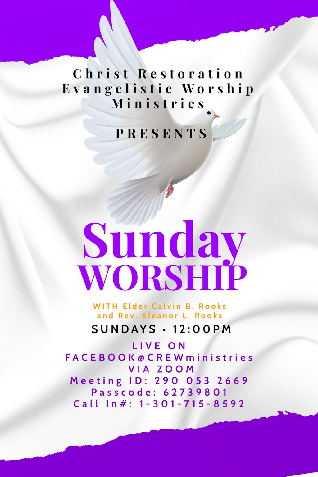 Christ Restoration Evangelistic Worship Ministries | 242 W Plumstead Ave, Lansdowne, PA 19050 | Phone: (267) 768-7667