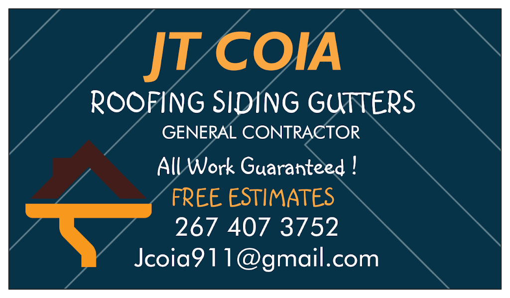 JT COIA Roofing Siding Gutters | 58 Woodside Ave, Levittown, PA 19057 | Phone: (267) 407-3752
