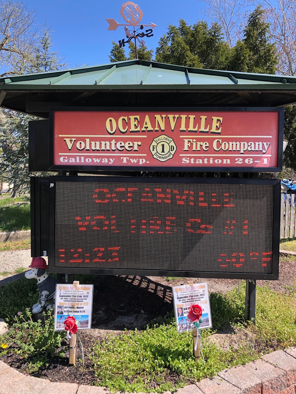 Oceanville Volunteer Fire Co | 186 S New York Rd, Galloway, NJ 08205 | Phone: (609) 652-7617