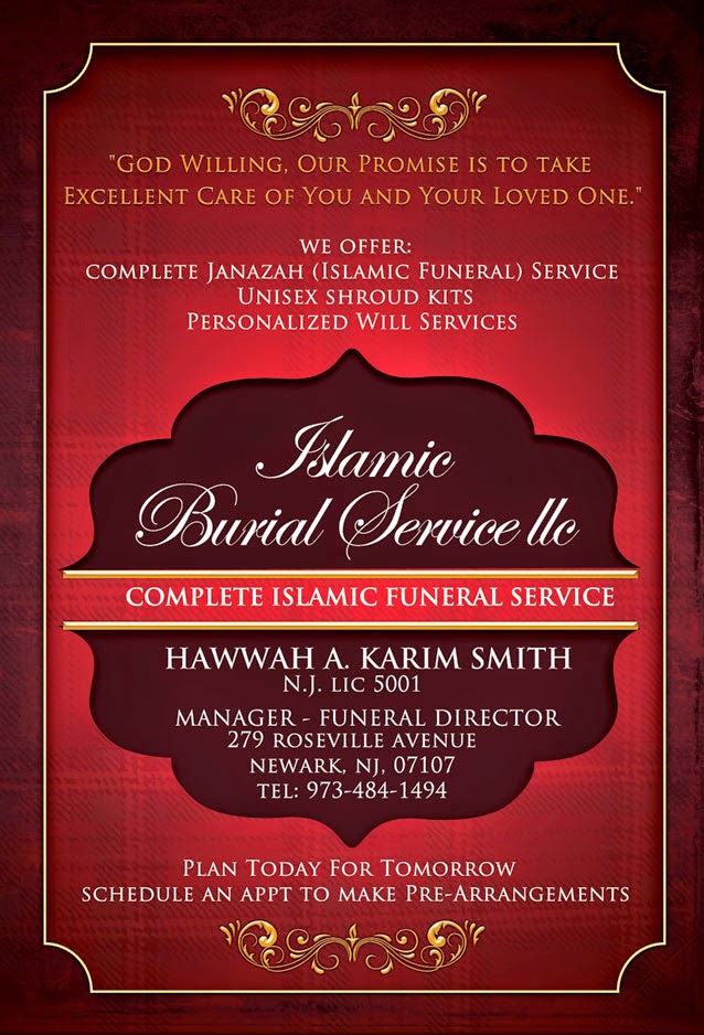 Islamic Burial Service LLC | 279 Roseville Ave, Newark, NJ 07107 | Phone: (973) 484-1494
