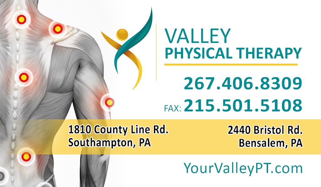 Valley Physical Therapy | 1810 County Line Rd Suite 400A, Huntingdon Valley, PA 19006 | Phone: (267) 406-8309