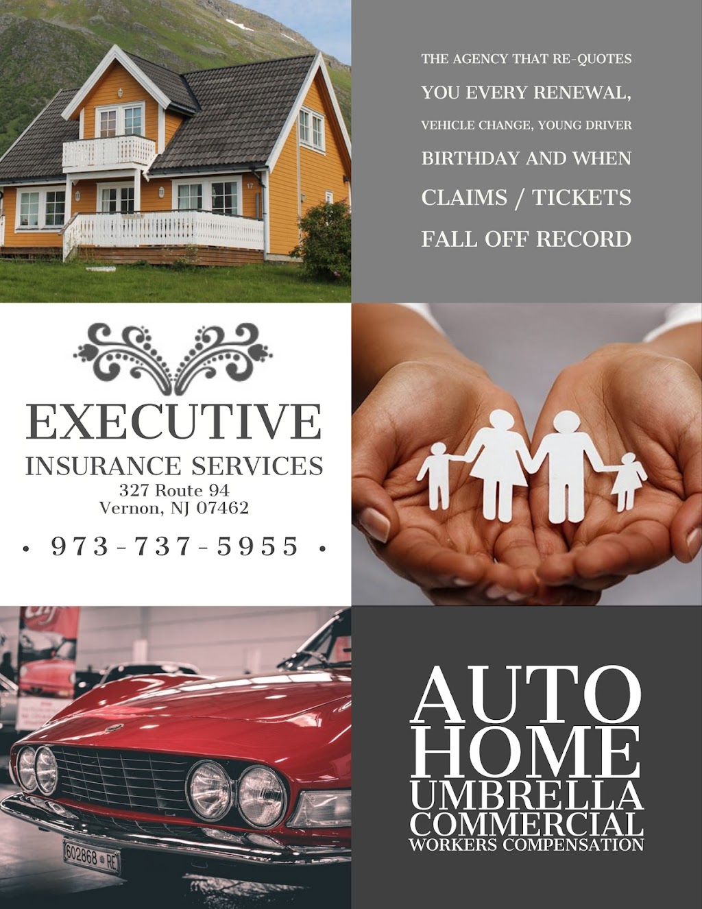 Executive Insurance Services | 327 NJ-94, Vernon Township, NJ 07462 | Phone: (973) 737-5955