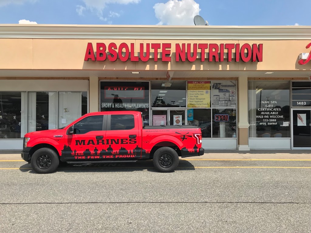 Absolute Nutrition Center | 1485 Memorial Dr, Chicopee, MA 01020 | Phone: (413) 535-1111