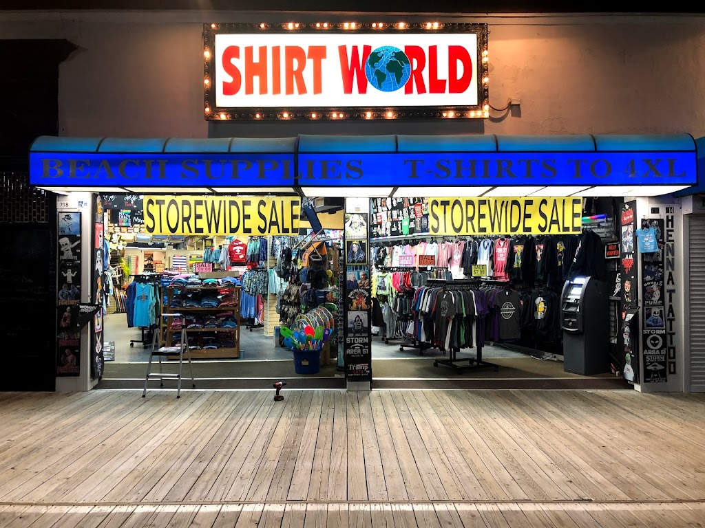 Shirt World | 718 Boardwalk, Ocean City, NJ 08226 | Phone: (609) 736-0333