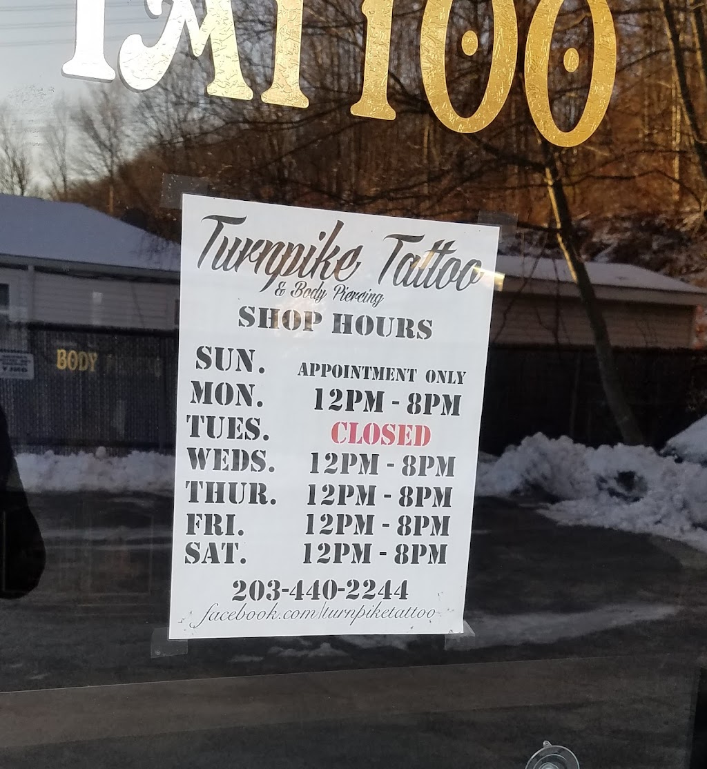 Turnpike Tattoo & Body Piercing | 1919 N Broad St, Meriden, CT 06450 | Phone: (203) 440-2244