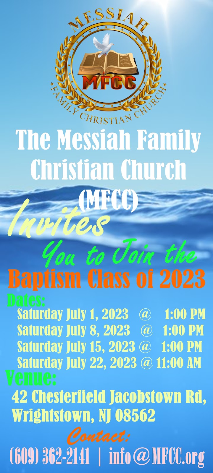 Messiah Family Christian Church | 42 Chesterfield Jacobstown Rd, Wrightstown, NJ 08562 | Phone: (609) 362-2141