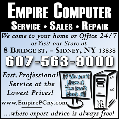 Empire Computer | 8 Bridge St, Sidney, NY 13838 | Phone: (607) 563-9000