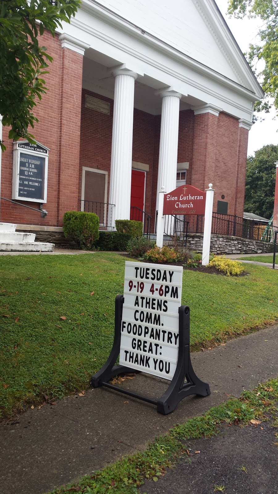 Zion Lutheran Church | 95 N Franklin St, Athens, NY 12015 | Phone: (518) 945-1707
