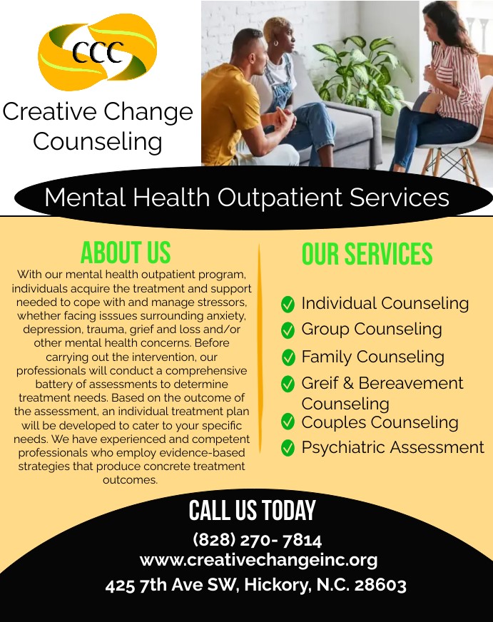 Creative Change Counseling | 668 Main St, Lumberton, NJ 08048 | Phone: (609) 667-7353