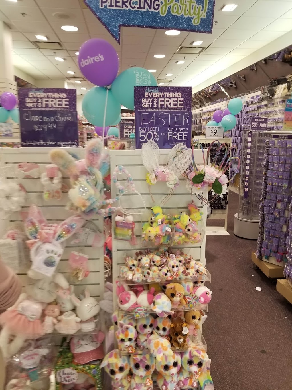 Claires | 1398 Willowbrook Mall, Wayne, NJ 07470 | Phone: (973) 256-0321