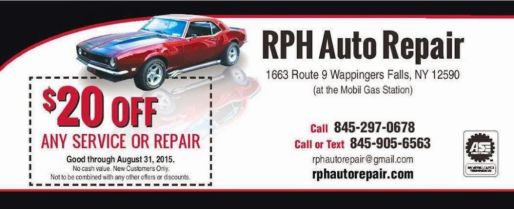RPH Auto Repair | 2780 W Main St, Wappingers Falls, NY 12590 | Phone: (845) 905-6563