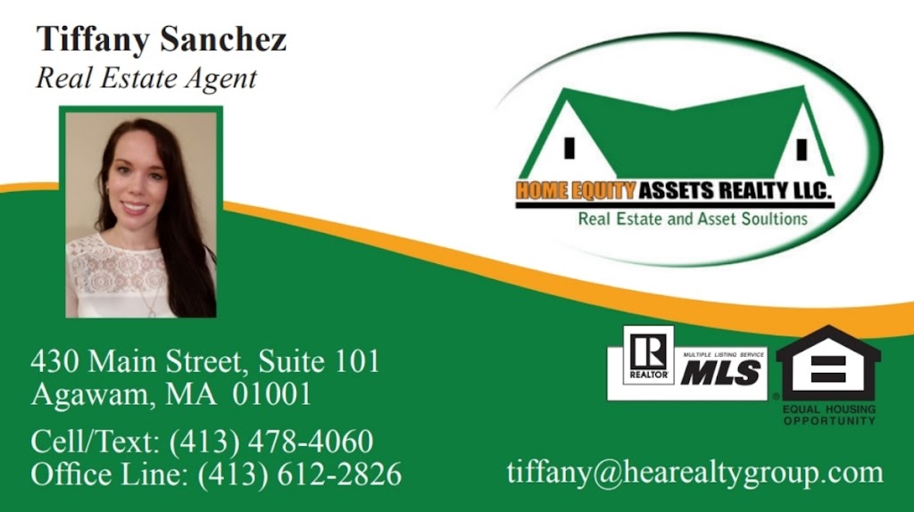 Tiffany Sanchez, Real Estate Agent, Home Equity Assets Realty | 430 Main St #101, Agawam, MA 01001 | Phone: (413) 478-4060