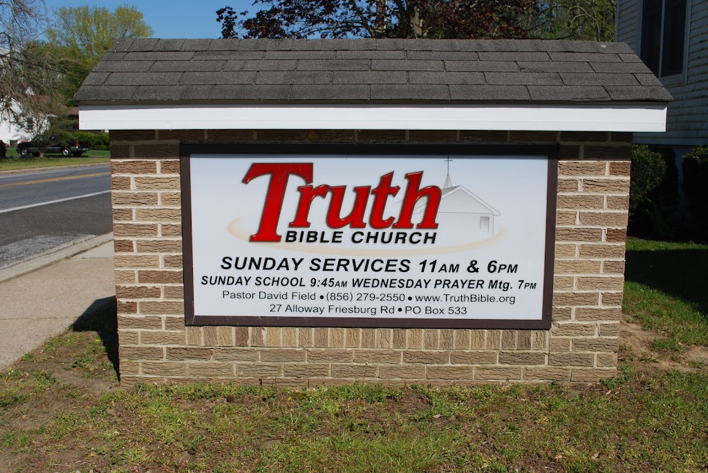 Truth Bible Church | 27 Alloway Friesburg Rd, Alloway, NJ 08001 | Phone: (856) 279-2550