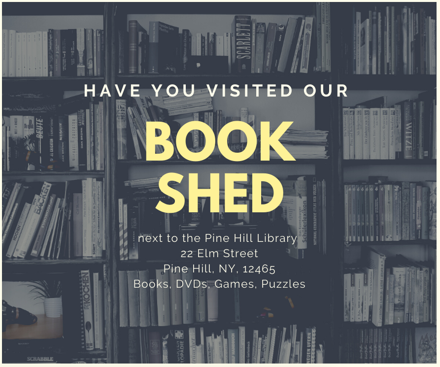 Book Shed @ Pine Hill Library | 22 Elm St, Pine Hill, NY 12465 | Phone: (845) 254-4222