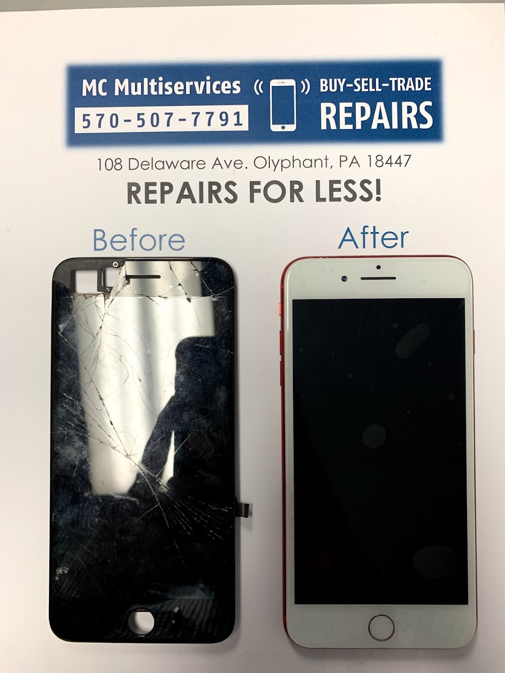 MC Multiservices (iPhone & iPad Repairs) | Northpoint Dr, Olyphant, PA 18447 | Phone: (570) 507-7791