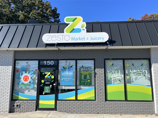 Zesto Organic Vegan Market + Juicery | 150 S Main St, Newtown, CT 06470 | Phone: (203) 304-9510