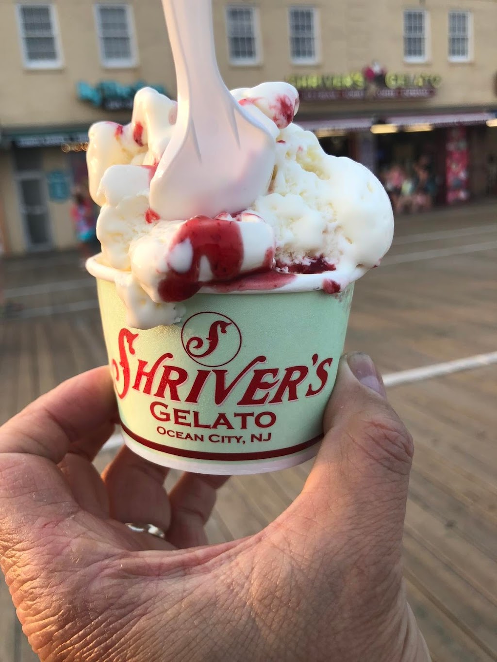 Shrivers Gelato | 848 Boardwalk, Ocean City, NJ 08226 | Phone: (609) 398-2288